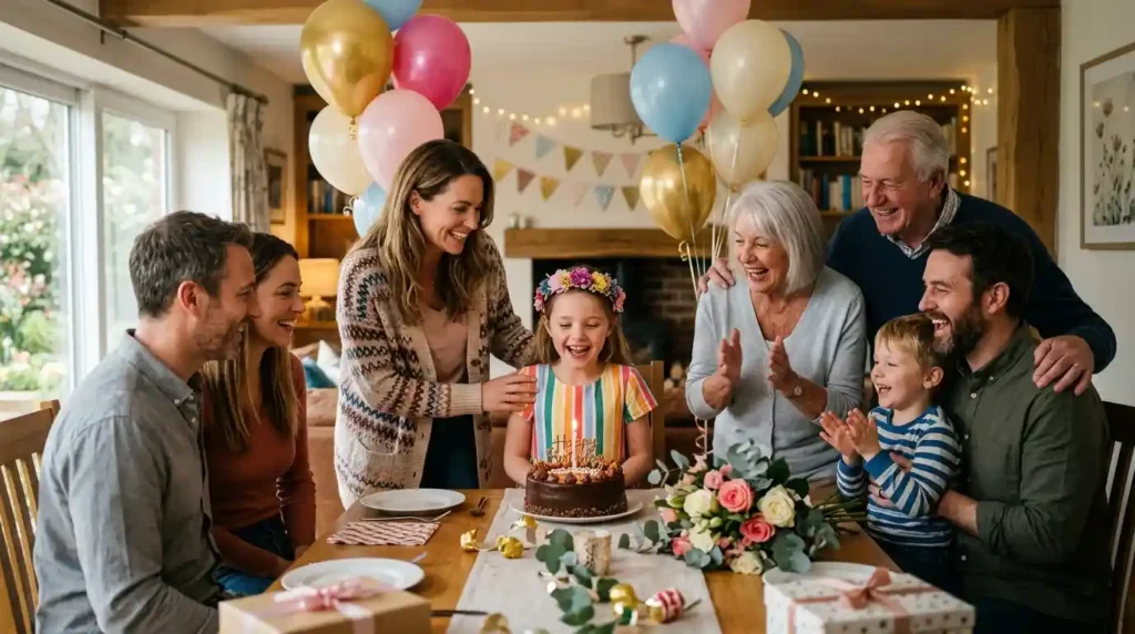 Family Birthday Greetings for Daughter