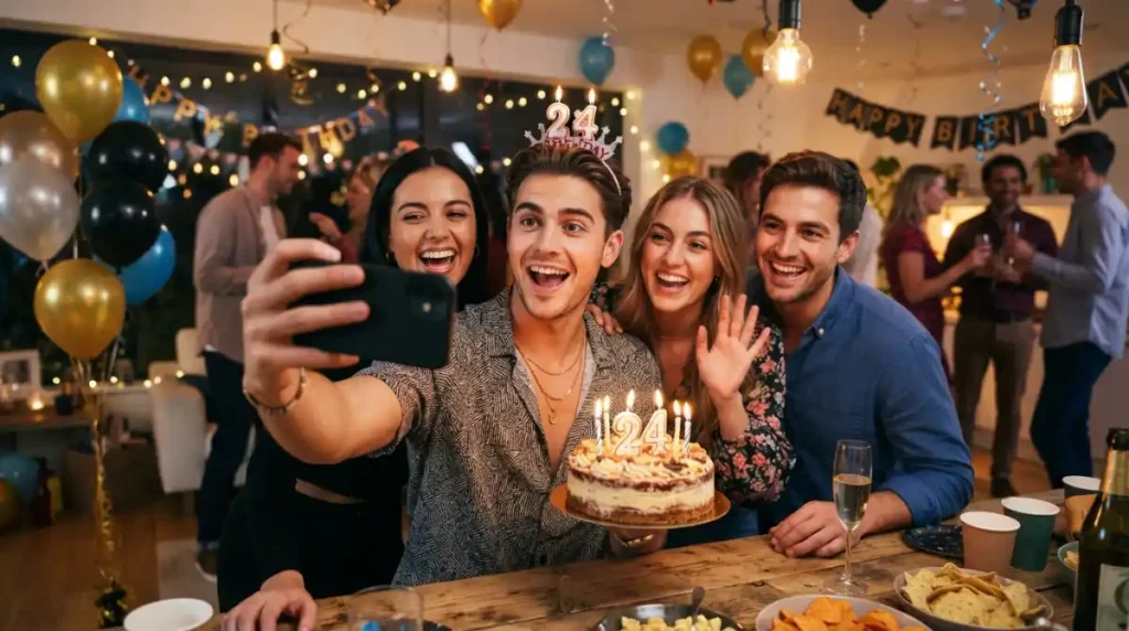 Social Media & Caption Young Man Birthday Wishes
