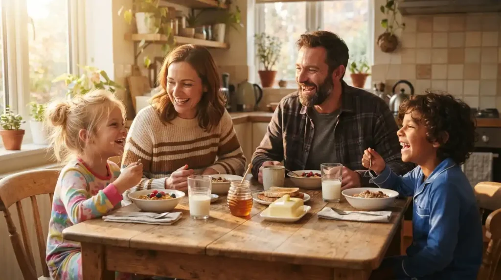 Family Breakfast Wishes Filled With Love
