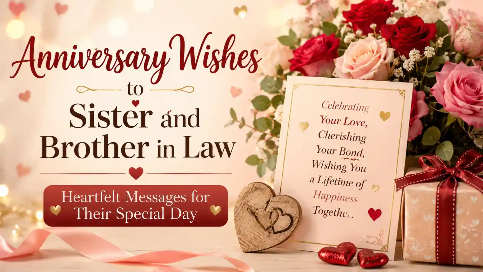 Anniversary Wishes to Sister and Brother in Law