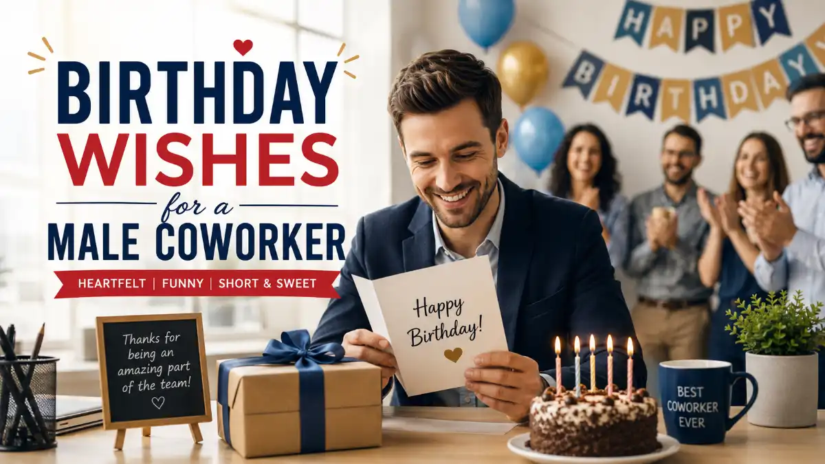 Birthday Wishes for a Male Coworker