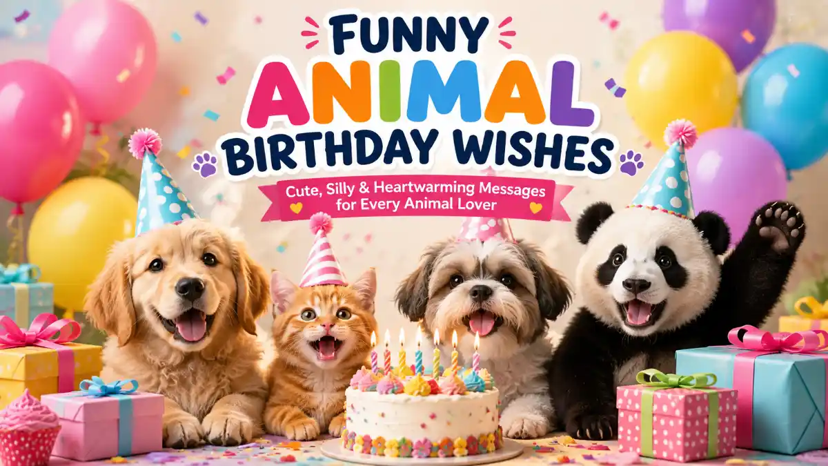 Funny Animal Birthday Wishes