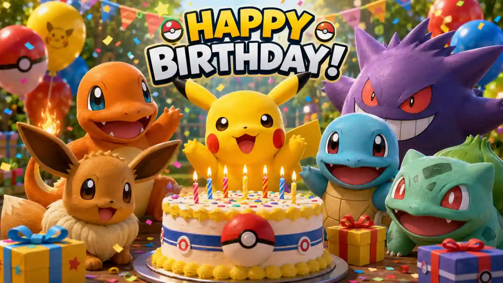 Pokemon Birthday Wishes