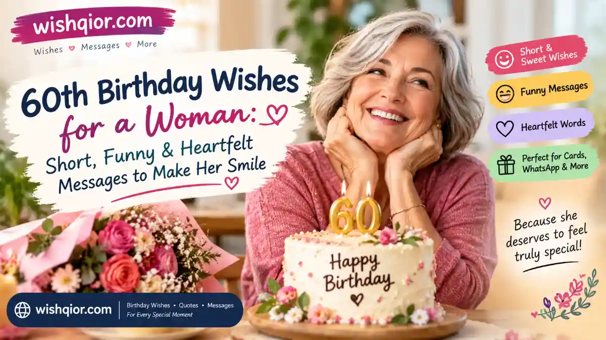 Birthday Wishes for 60 Year Old Woman