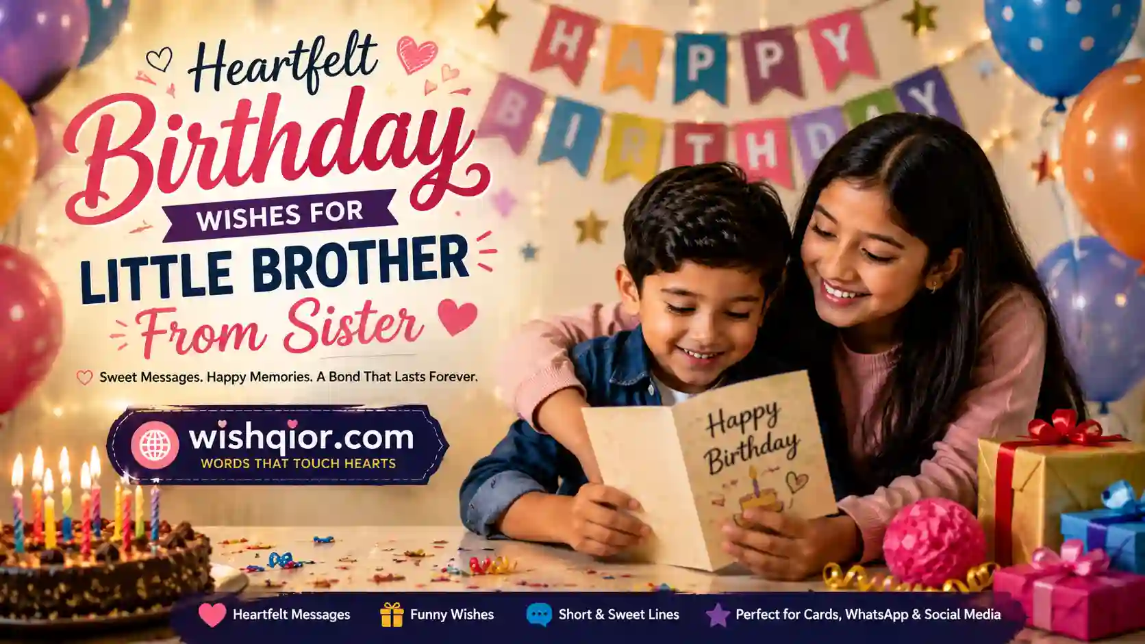 Birthday Wishes for Little Brother from Sister