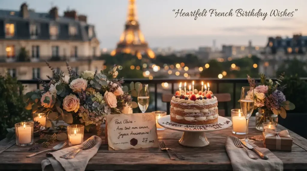 Heartfelt French Birthday Wishes for Loved Ones