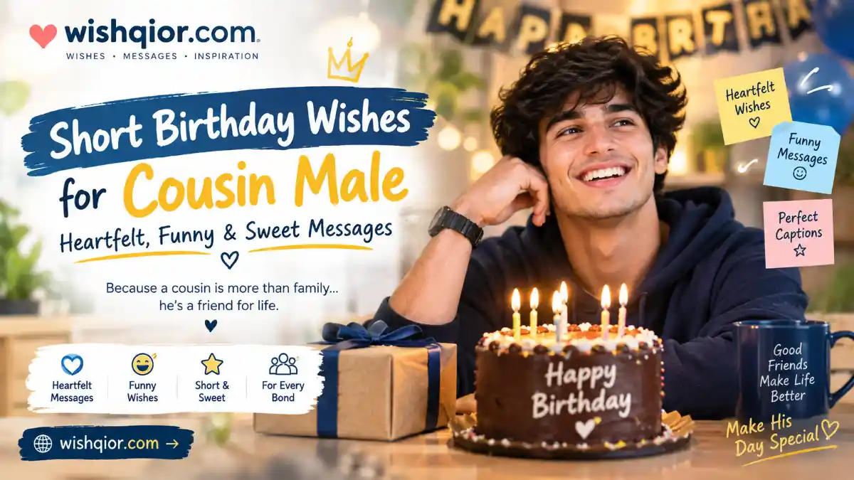 Short Birthday Wishes for Cousin Male