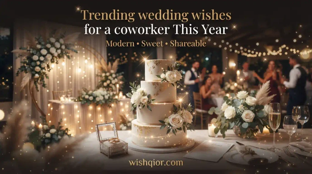 Trending wedding wishes for a coworker This Year