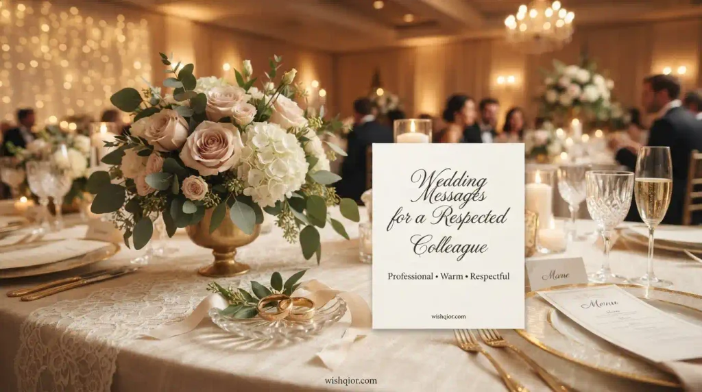 Wedding Messages for a Respected Colleague