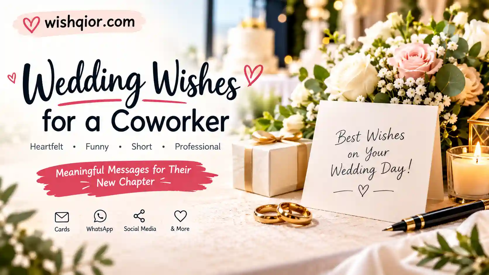 Wedding Wishes for a Coworker