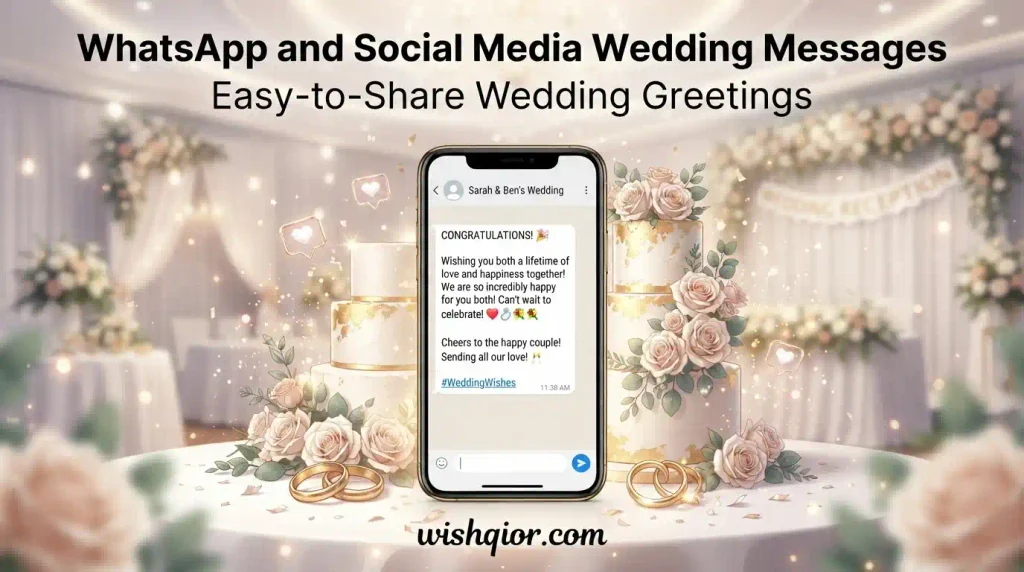 WhatsApp and Social Media Wedding Messages