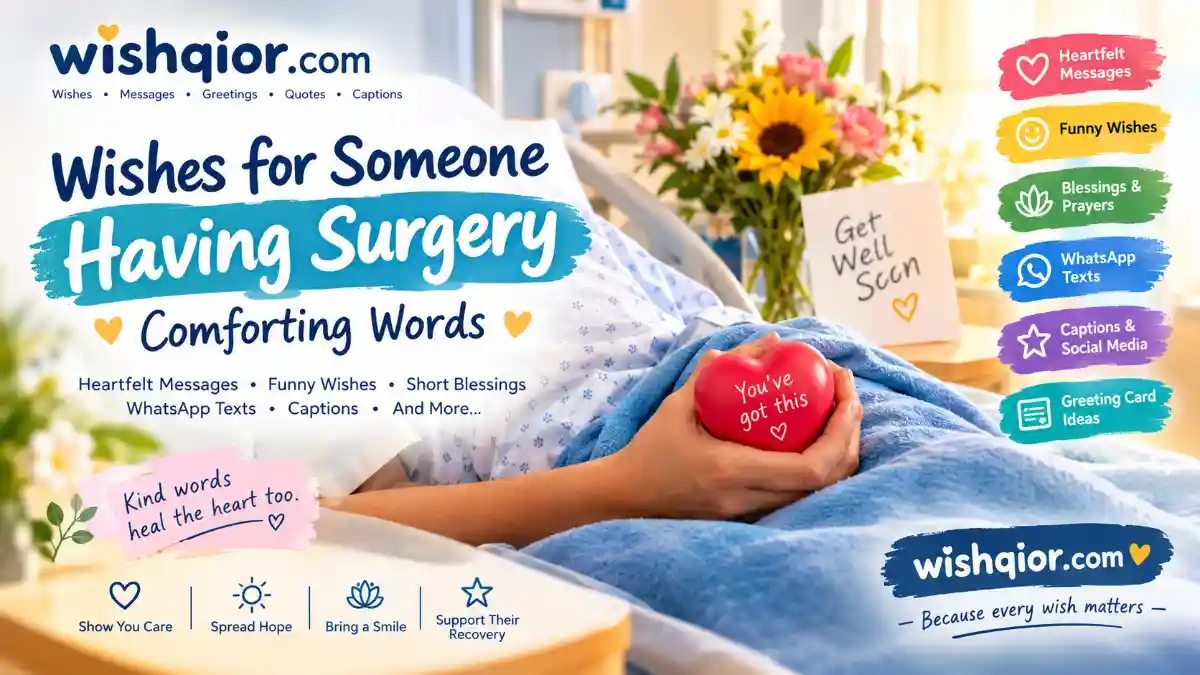 Wishes for Someone Having Surgery