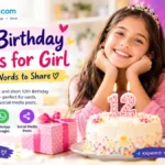 12th Birthday Wishes for Girl
