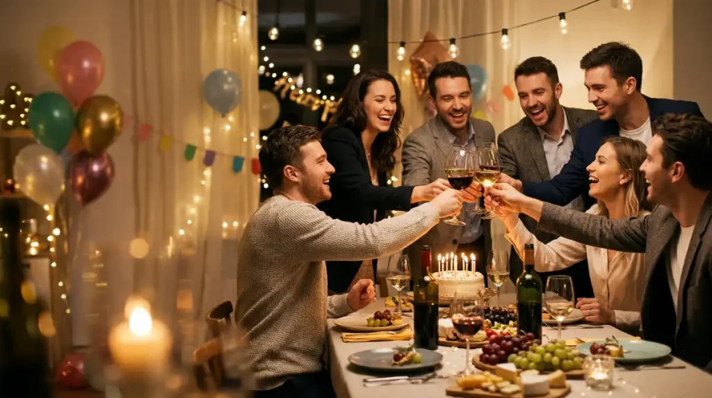 Cheeky Wine Toasts for Birthday Parties
