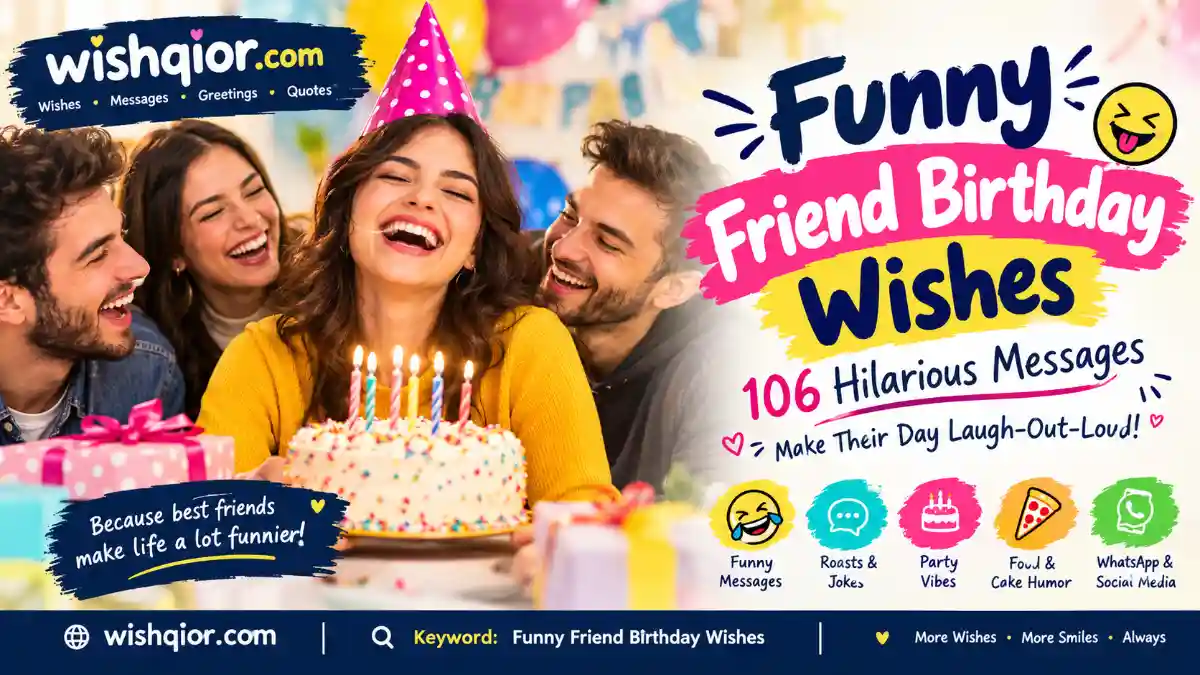 Funny Friend Birthday Wishes