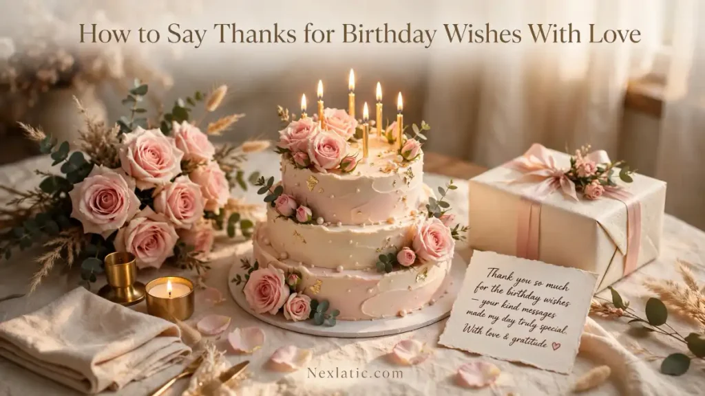 How to Say Thanks for Birthday Wishes With Love