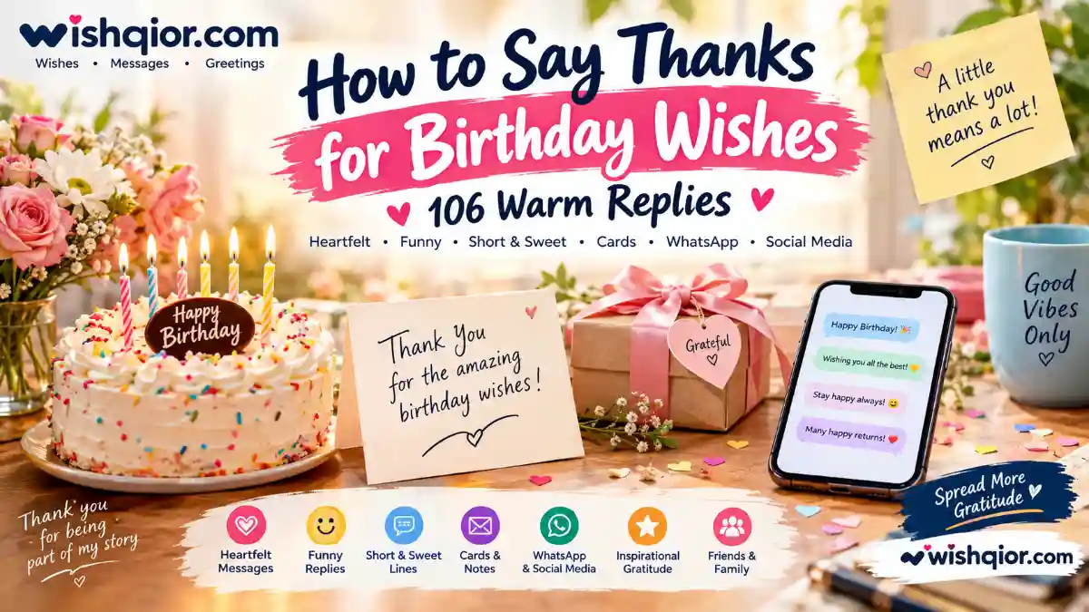 How to Say Thanks for Birthday Wishes