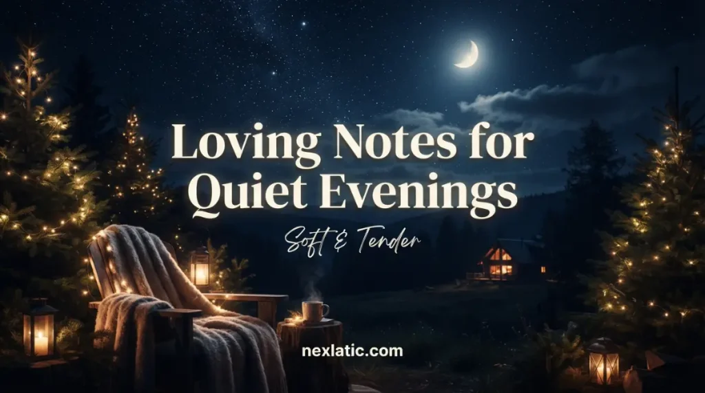 Loving Notes for Quiet Evenings