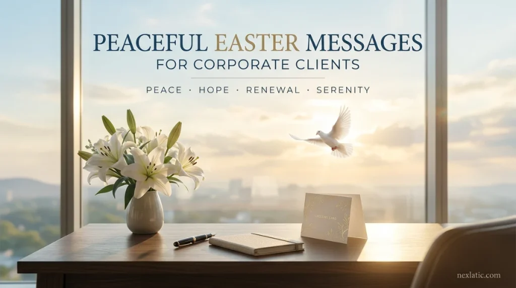 Peaceful Easter Messages for Corporate Clients
