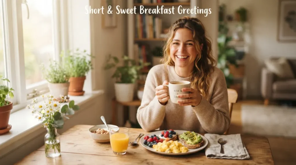 Short and Sweet Breakfast Greetings