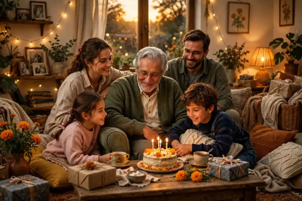 Warm Birthday Notes for Grandpa's Evening