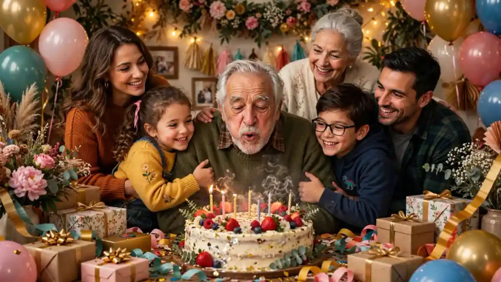 WhatsApp and Social Media Birthday Captions for Grandpa